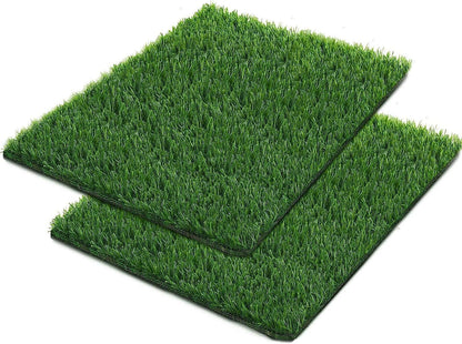 Clean and durable synthetic turf for pet training