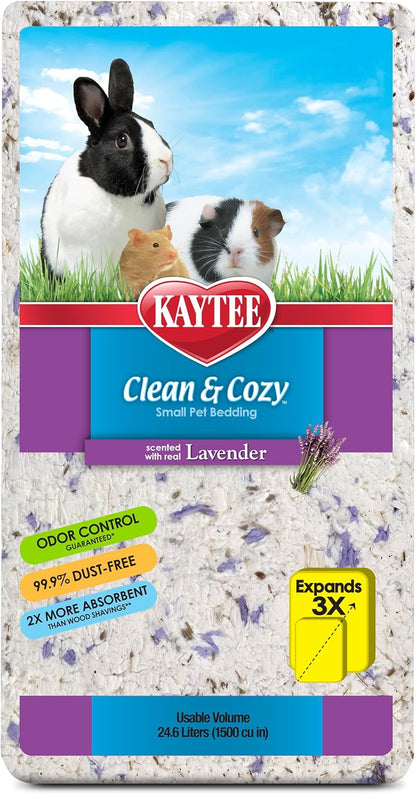 Kaytee Clean & Cozy Lavender Paper Bedding For Pet Guinea Pigs, Rabbits, Hamsters, Gerbils, and Chinchillas, 49.2 Liters - Image 11