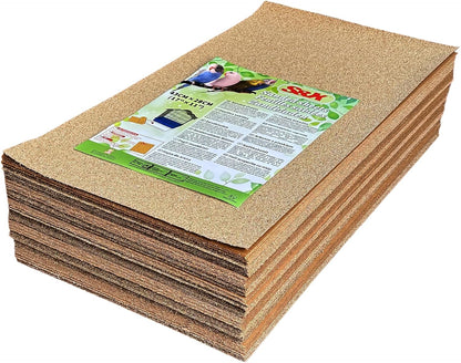 S&X Gravel Paper for Bird Cage 30-Pack 15" x 9.5" Bird Cage Liners Disposable for Enhanced Hygiene and Bird Health - Image 10
