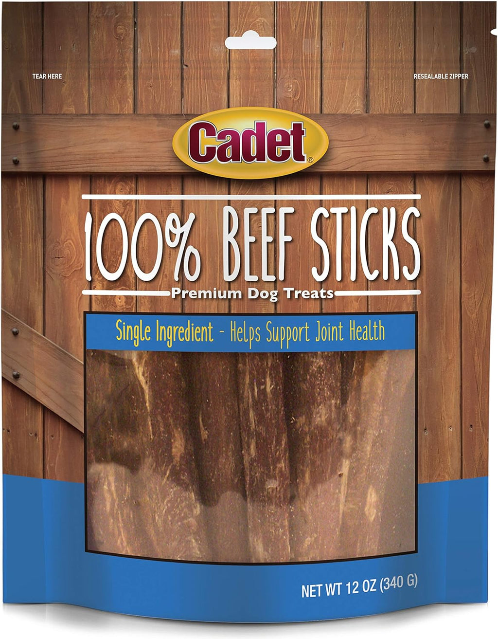 Cadet 100% Beef Strips Dog Treats, Single Ingredient Beef Esophagus Dog Jerky, Healthy High Protein Rawhide Alternative for Small & Large Dogs, 8 Ounce - Image 15