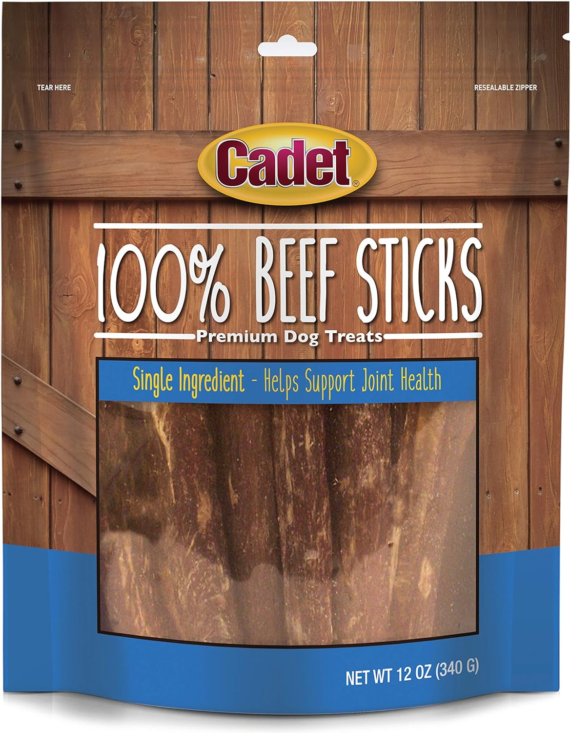 Cadet 100% Beef Strips Dog Treats, Single Ingredient Beef Esophagus Dog Jerky, Healthy High Protein Rawhide Alternative for Small & Large Dogs, 8 Ounce - Image 15