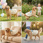 FLAdorepet 6XL pet apparel fabric close up showing breathable satin texture