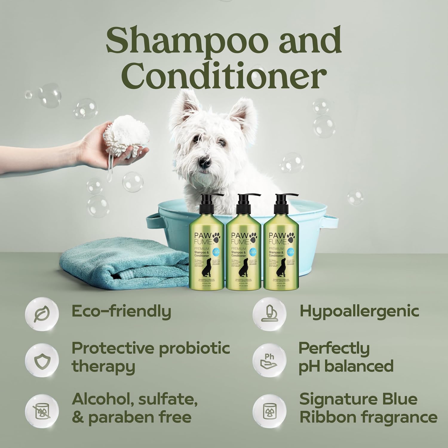 Long lasting dog deodorant spray for pet odor elimination