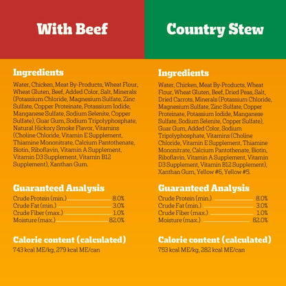 Pedigree Wet Dog Food, Choice Cuts Adult Canned Dog Food, Beef & Country Stew Multipack, 13.2 oz. Cans (12 Count, Pack of 1) - Image 9