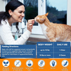 Two hundred count bottle of imported American pet vitamins for cats.