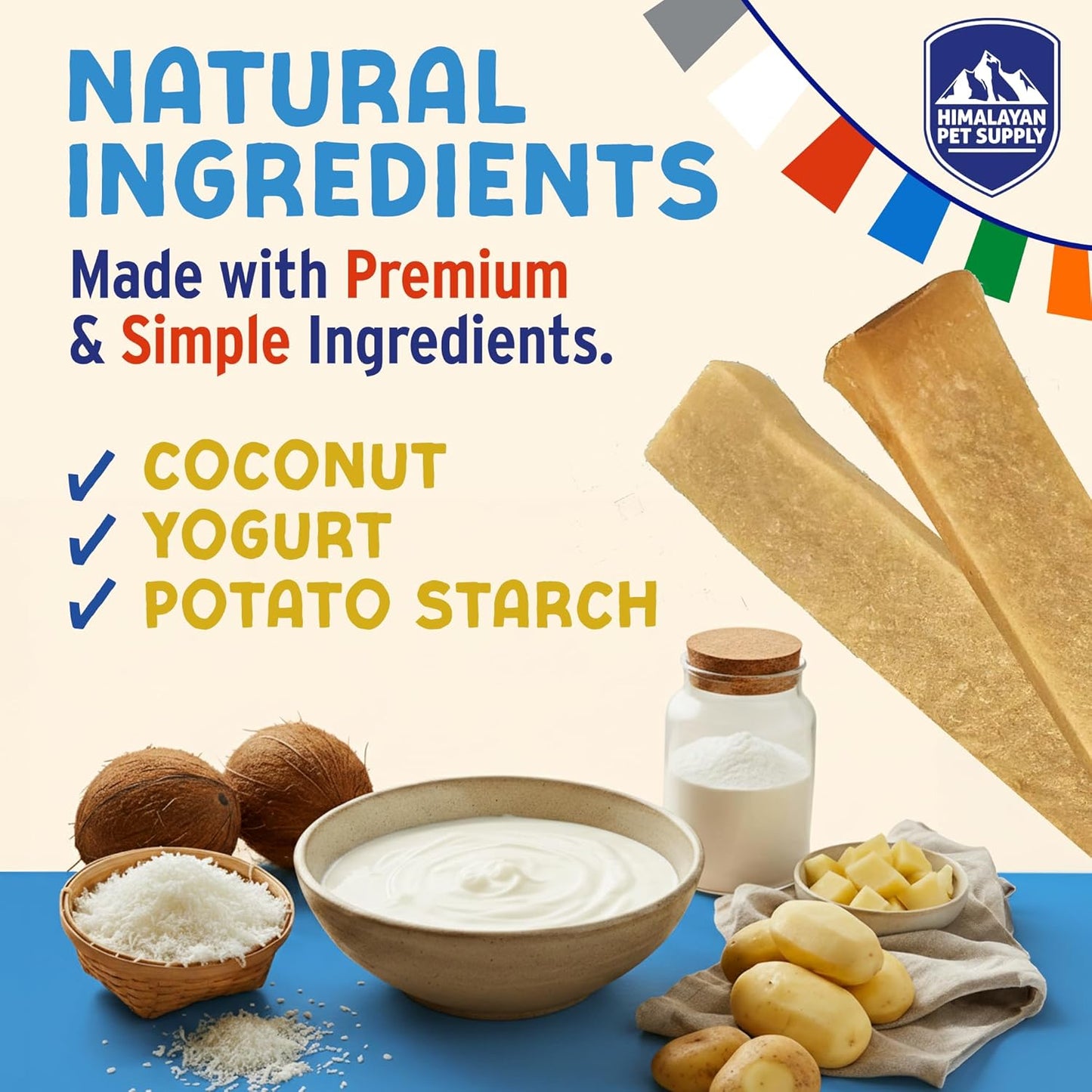 Authentic USA imported Himalayan Dog Chew probiotic treats for all breeds
