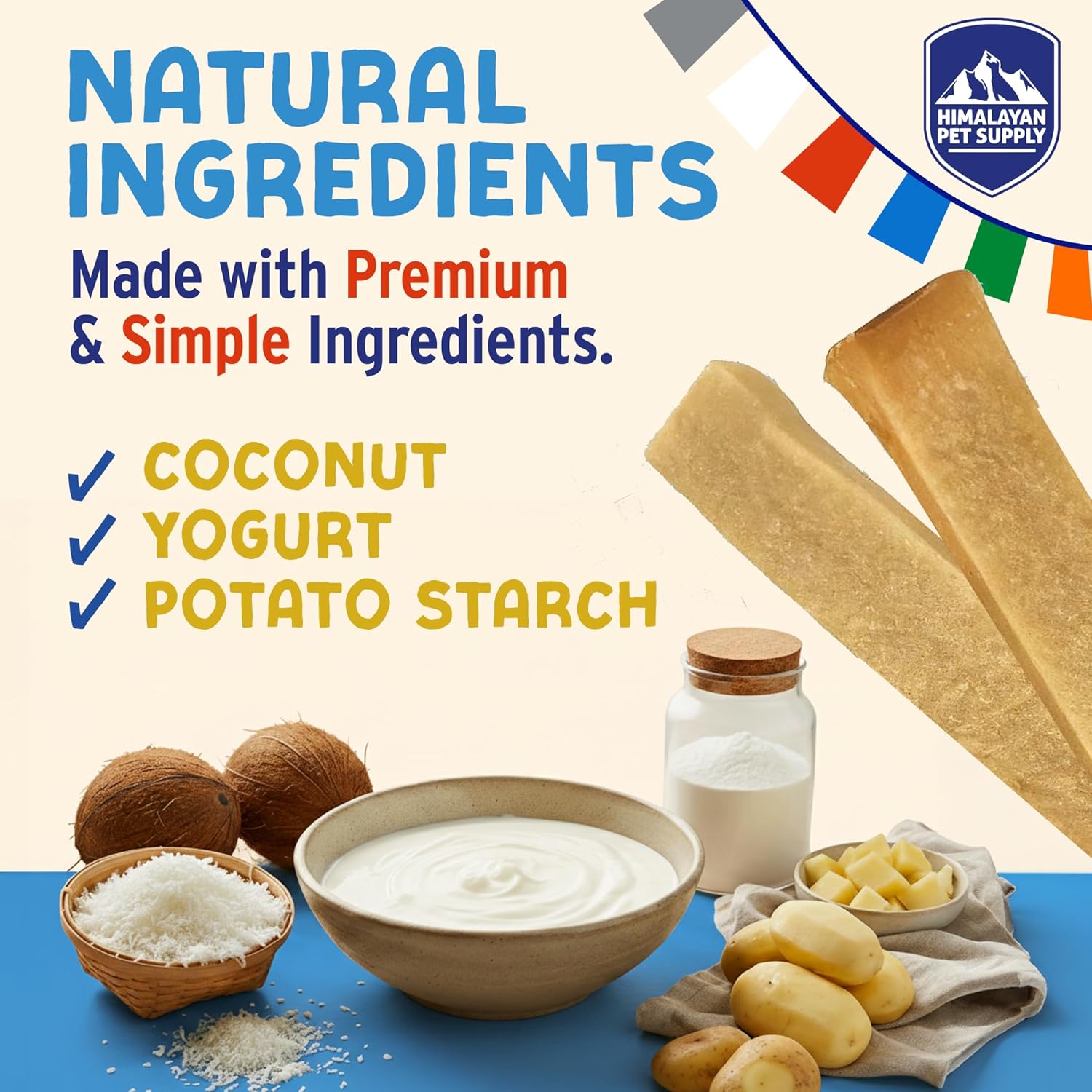 Authentic USA imported Himalayan Dog Chew probiotic treats for all breeds