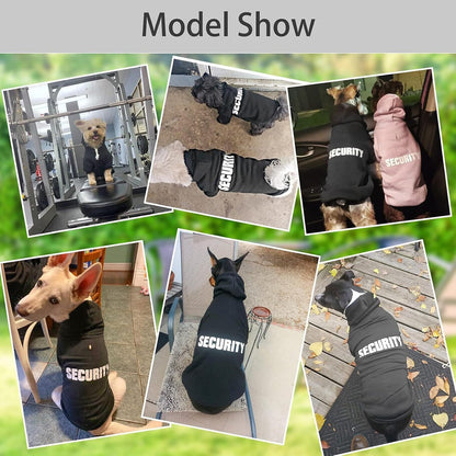BINGPET puppy hooded sweatshirt ribbed cuffs fit details