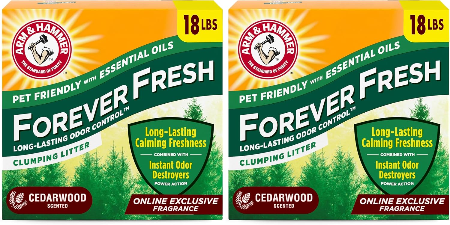 Arm & Hammer Forever Fresh Clumping Cat Litter Lavender, MultiCat Cat Litter Odor Control 18lb With 20% More Lavender Freshness, With Essential Oils - Image 11