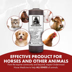 Underwood antiseptic spray for horse and dog wound care