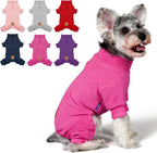 cyeollo Dog Pajamas Fleece Pjs Thermal Stretchable Dog Onesie Winter Jumpsuit for Small Dogs Warm Pet Cold Weather Coats, Navy M - Image 15