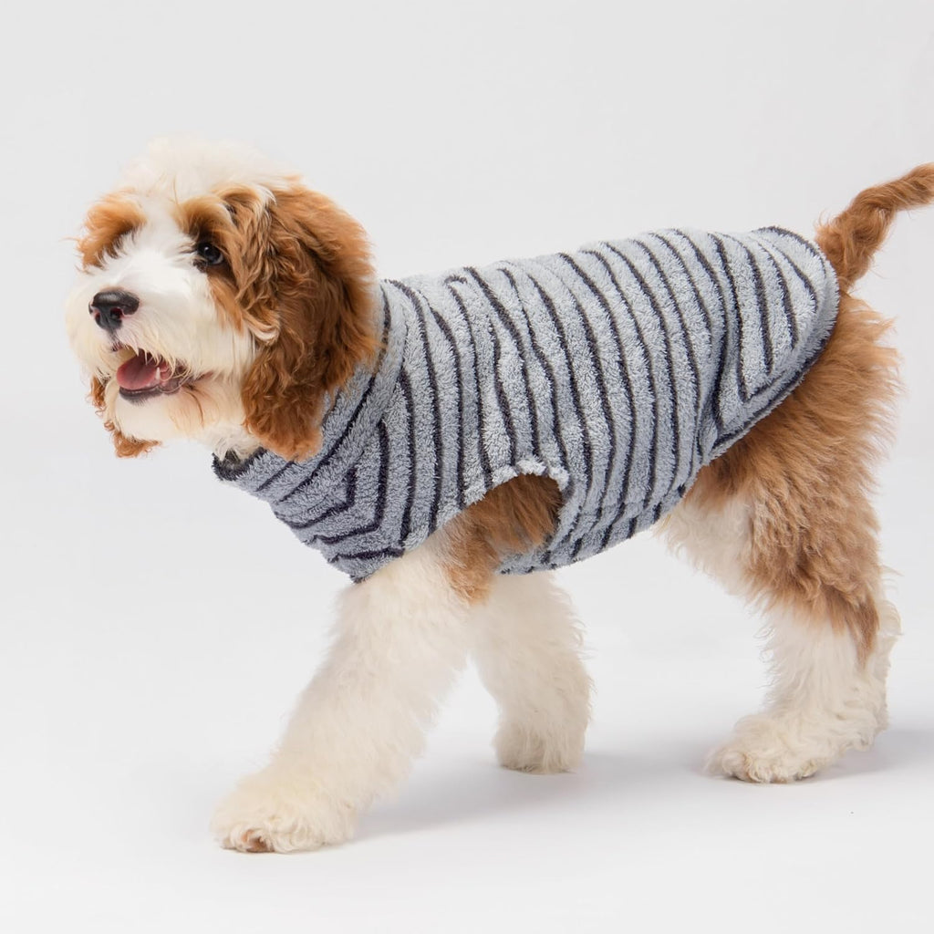 Fitwarm small dog sweater pack elasticized neck and leg details.