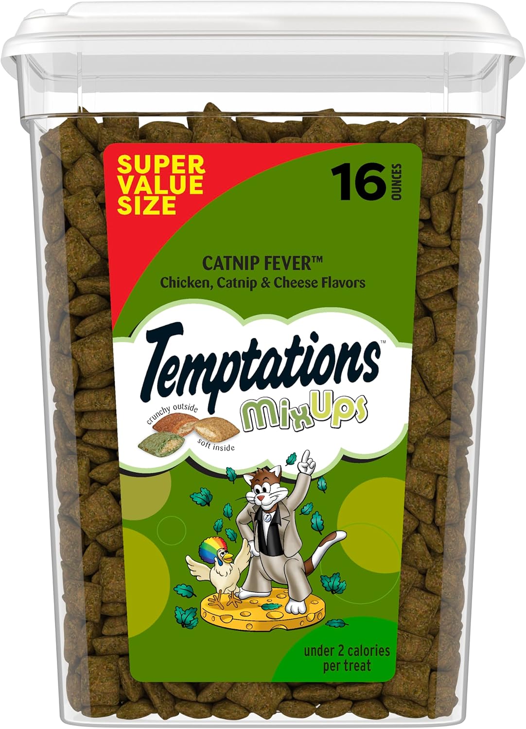 Temptations Cat Treats, Classic Crunchy and Soft Cat Treats, Catnip Fever Flavor, Catnip Treats, 48 oz. Bag - Image 14