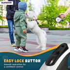 One-button brake system on Emperor Pets leash