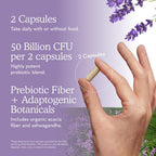 Garden of Life shelf stable probiotic bottle side profile