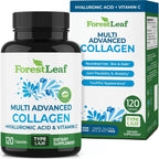 ForestLeaf Multi Collagen 120 capsules front view bottle for anti aging benefits