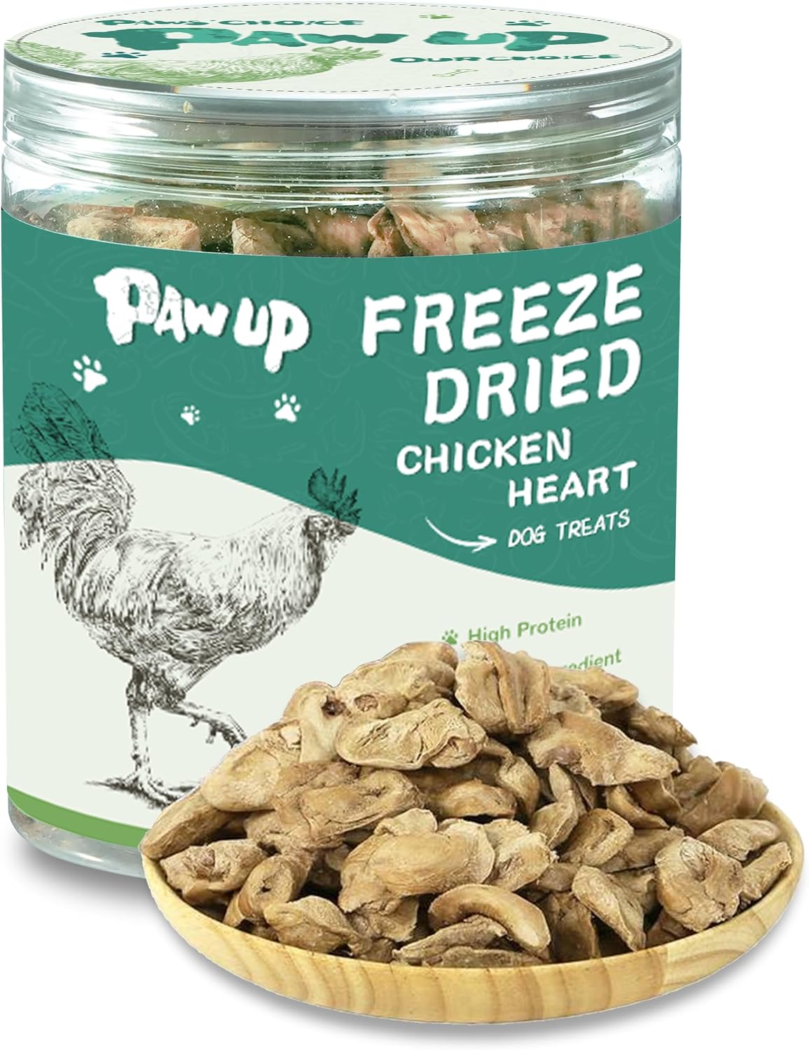 PAWUP Freeze Dried Chicken Dog Treats, 100% Single Ingredient Chicken Breast High Protein Dog Treats, Grain Free Dog Training Treats or Dog Food Topper, 4.6 oz - Image 11