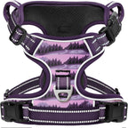 Timos No Pull Dog Harness,NO Need Go Over Dogs Head 3 Snap Buckles Reflective Oxford No Choke Harness with Front & Back 2 Metal Leash Clips Soft Padded for Small Medium Large Dogs Pink S - Image 9