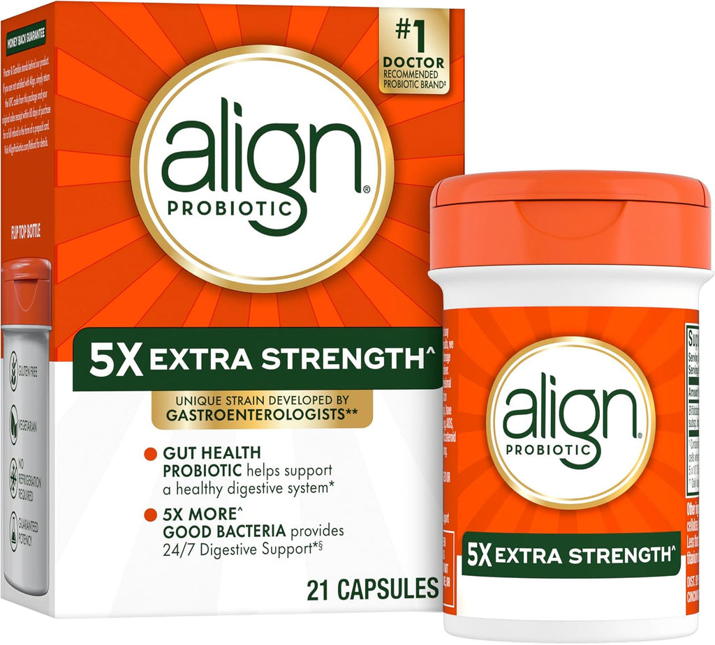 Align Probiotic, Extra Strength, Probiotics for Women and Men, Probiotics for Men, Probiotic Capsules have 5X CFUs, 42 Capsules - Image 9