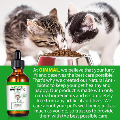 NenMaoKeNu liquid feline multivitamin bottle next to packaging box detailing dosage guide