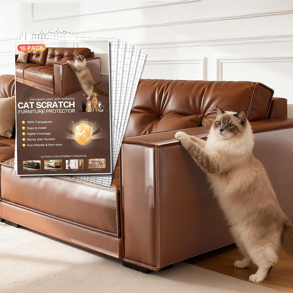 Polamg JKLMN clear vinyl cat scratch protector pack front view