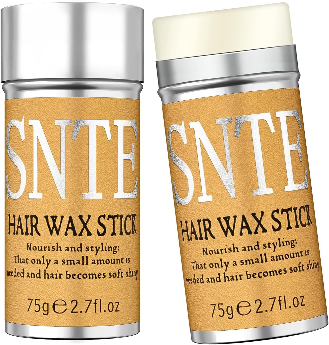 Samnyte Hair Wax Stick front packaging view showcasing the authentic dual pack styling pomade.