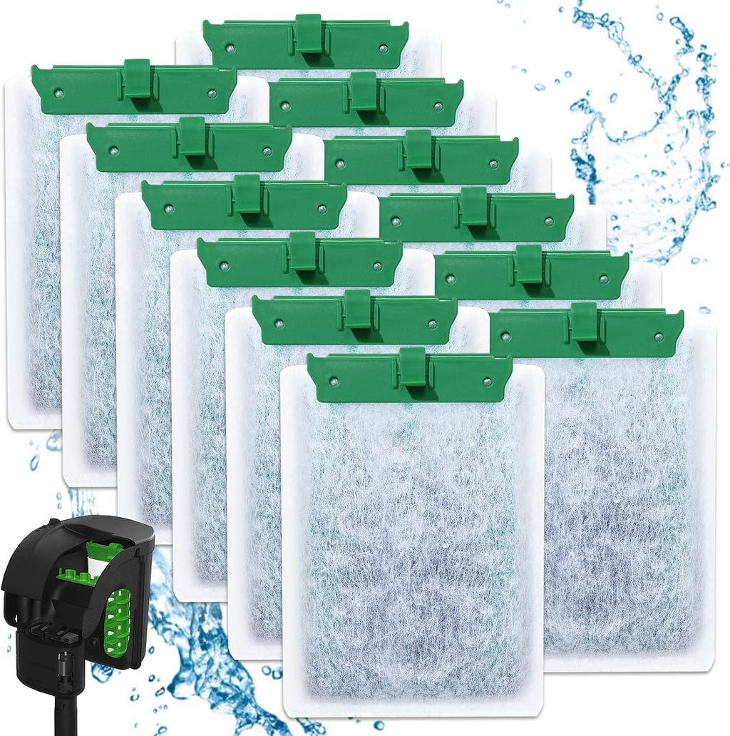 Cunina medium aquarium filter cartridges front view twelve pack