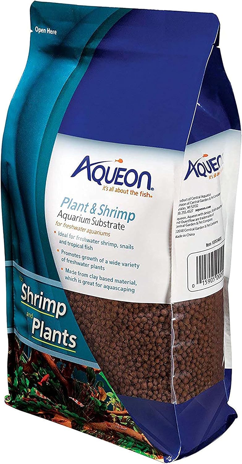 Aqueon Plant and Shrimp Aquarium Substrate 5 pound bag front view