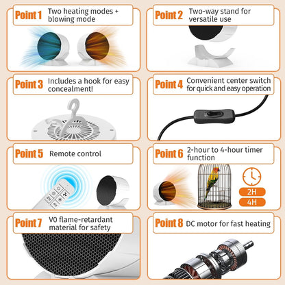 Close up of the durable materials and smart chip safety components of the reptile heater.