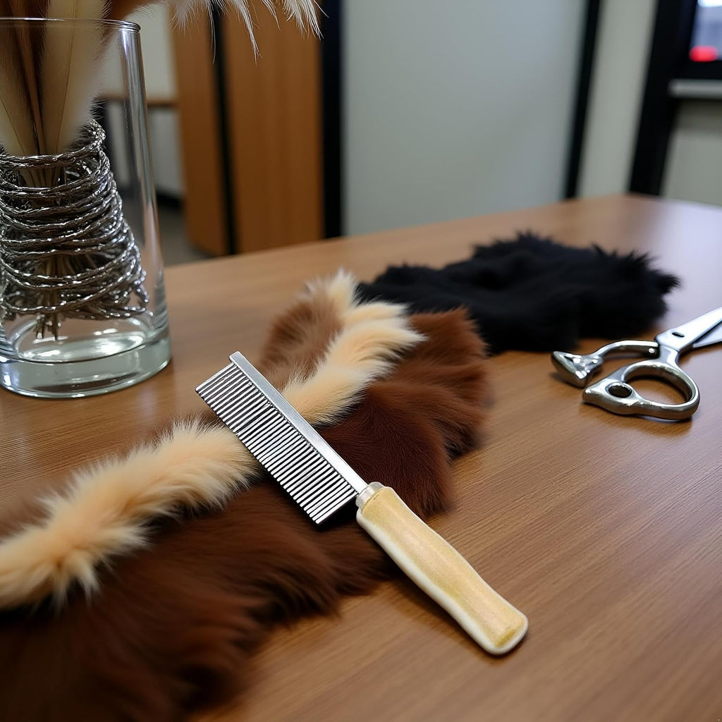 Myuiao grooming comb removing cat fur
