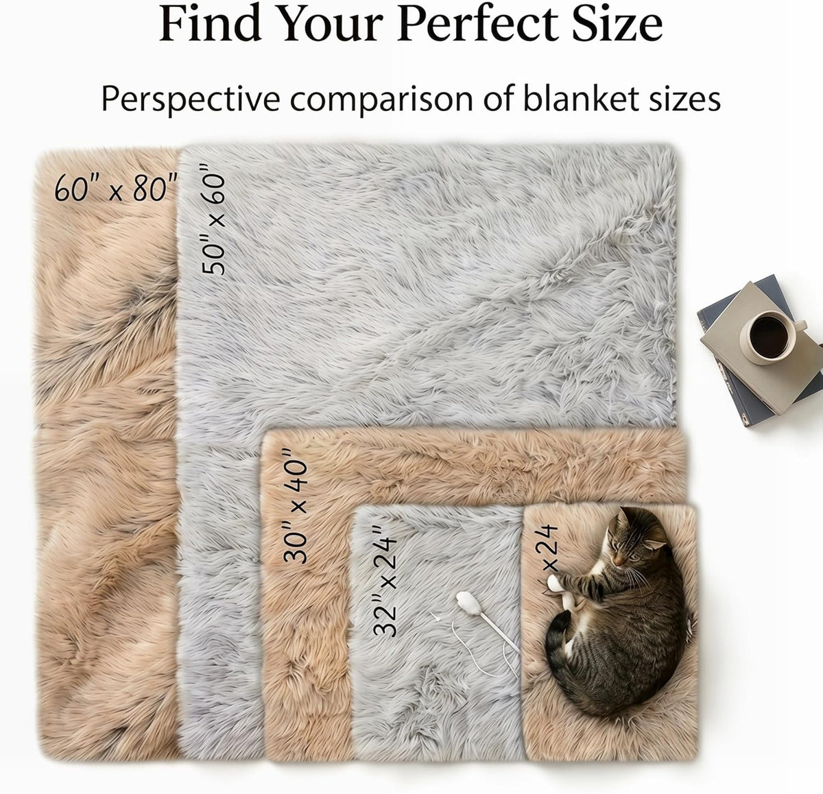 Close-up view of the dense plush fibers and soft stitched edges of the PJYuCien pet throw.