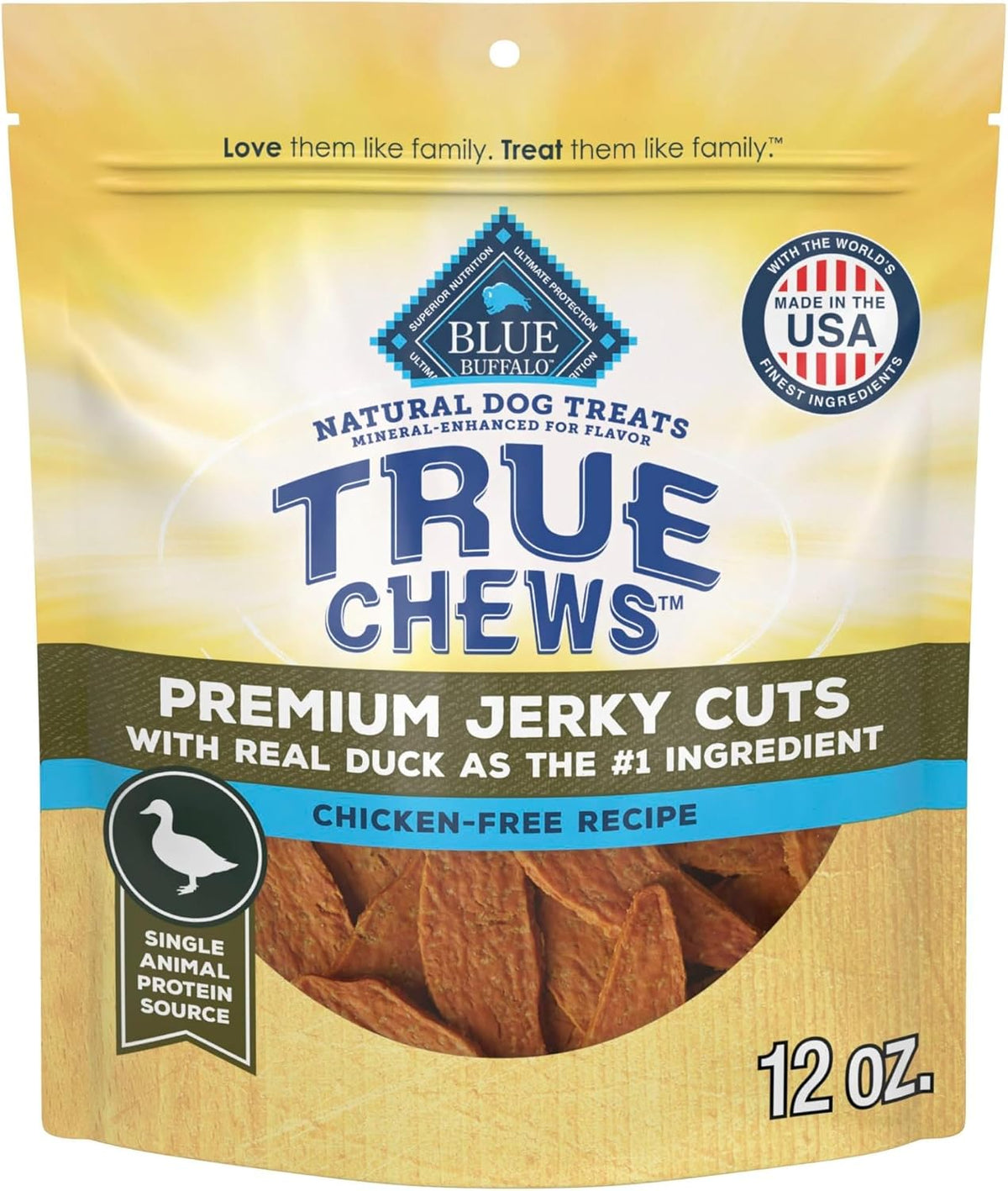 Blue Buffalo True Chews Premium Jerky Cuts Dog Treats with Natural Ingredients Chicken - Image 11
