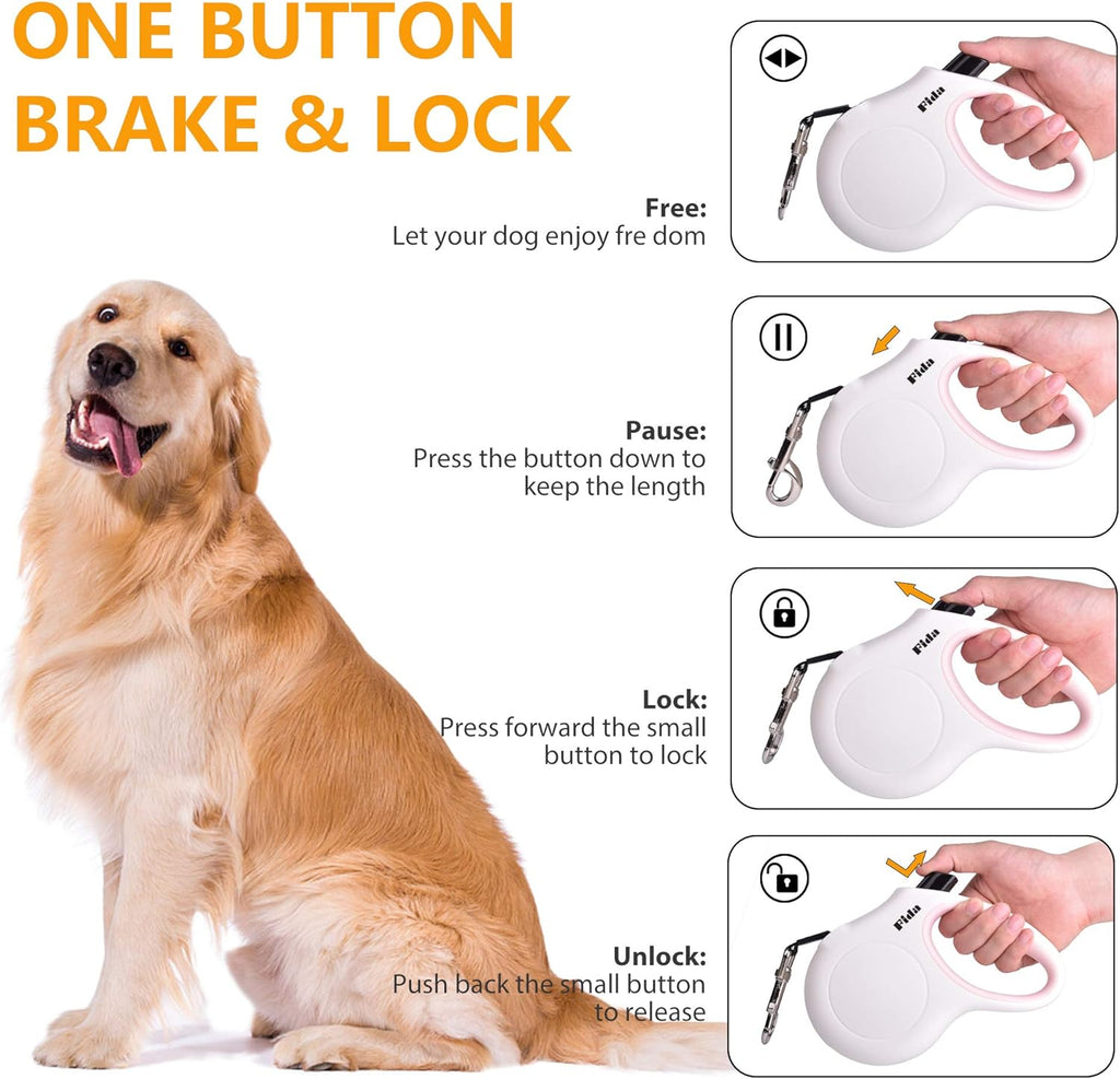 Reflective nylon tape detail on Fida dog leash