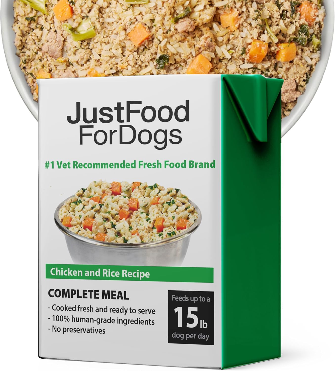 JustFoodForDogs Pantry Fresh Wet Dog Food Variety Pack, Complete Meal or Dog Food Topper, Beef, Chicken, & Turkey Human Grade Dog Food Recipes - 12.5 oz (Pack of 6) - Image 14