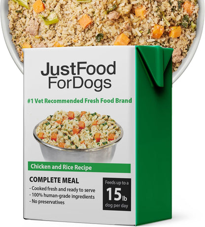 JustFoodForDogs Pantry Fresh Wet Dog Food Variety Pack, Complete Meal or Dog Food Topper, Beef, Chicken, & Turkey Human Grade Dog Food Recipes - 12.5 oz (Pack of 6) - Image 14