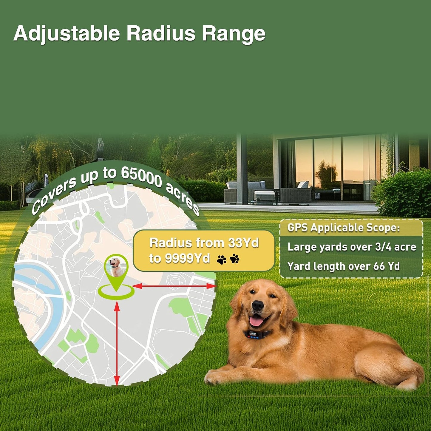 Water-resistant test demonstrating the IP67 capabilities of the PATPET dog fence collar.