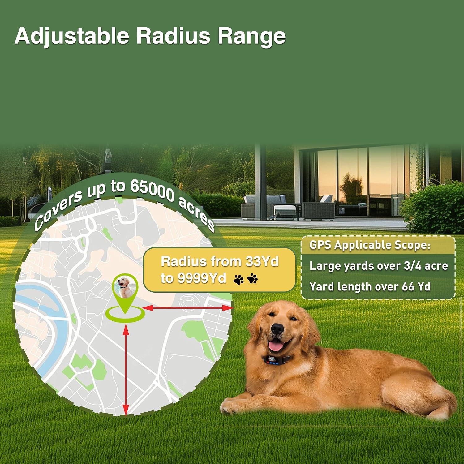 Water-resistant test demonstrating the IP67 capabilities of the PATPET dog fence collar.