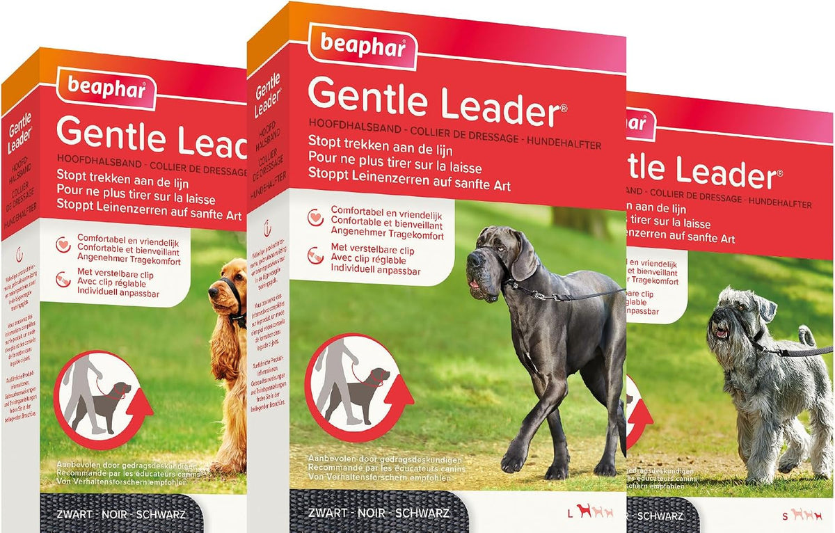 Beaphar Gentle Leader premium nylon pet collar for heavy pullers