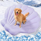 Dog Cooling Mat, 48'' x 28'' Large, Q-Max>0.4 Self-Cooling Mat for Dog Reversible (Cool & Warm), Double-Sided Pet Cool Pads for Summer, Crate, Kennel, Machine Washable, Non-Gel, Blue+Grey - Image 12
