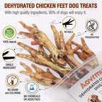 Wagging Master natural nail-free chicken feet dental chew