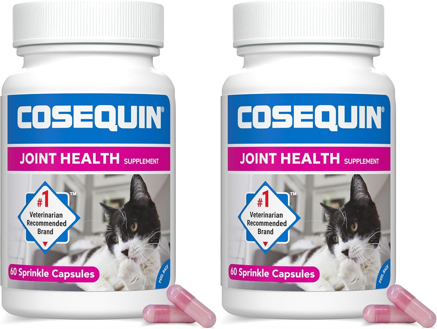 Nutramax Cosequin for Cats Joint Health Supplement, Contains Glucosamine for Cats, Plus Chondroitin, and Omega-3s, Supports Joint and Skin and Coat Health, Sprinkle Capsules, 80 Count - Image 13