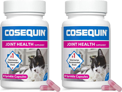 Nutramax Cosequin for Cats Joint Health Supplement, Contains Glucosamine for Cats, Plus Chondroitin, and Omega-3s, Supports Joint and Skin and Coat Health, Sprinkle Capsules, 80 Count - Image 13