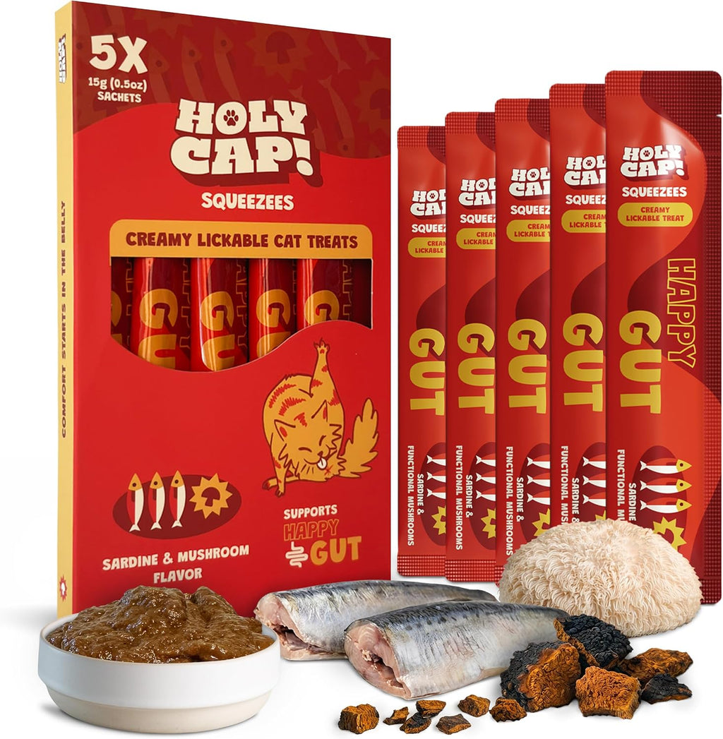 Calm & Chill Grain-Free Lickable Cat Treats 5 Squeezable Pure Tubes (0.5 oz Each), Mackerel & Turkey Flavor, Creamy Cat Pure with Clean Ingredients, Hand-Fed Treat or Meal Topper - Image 11