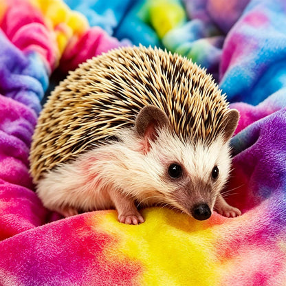 Hedgehog Bonding Scarf Hedgehog Cuddle Sack Snuggle Fleece Pouch for Sugar Glider Guinea Pig Travel Sling Carrier Bag - Image 3