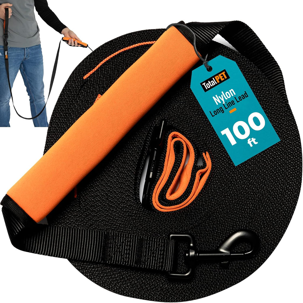 50ft Long Leash for Dogs - Long Line Dog Leash for Training Recall/Commands at Distance - Nylon, Heavy Duty - Ideal for Large & Small Breeds - Image 11