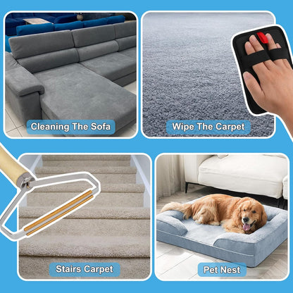 Mupapi pet hair removal kit components displayed