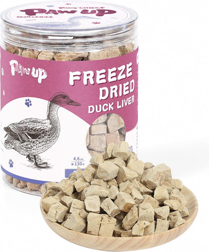 PAWUP Freeze Dried Duck Treats for Cats Dogs, Rawhide Free Freeze-Dried Raw Food Topper, High Protein, Gluten&Grain Free, 4.6oz - Image 10