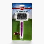 Kaytee pro slicker brush front view professional grooming tool