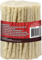 Cadet natural beef hide dog twist sticks ingredients label view
