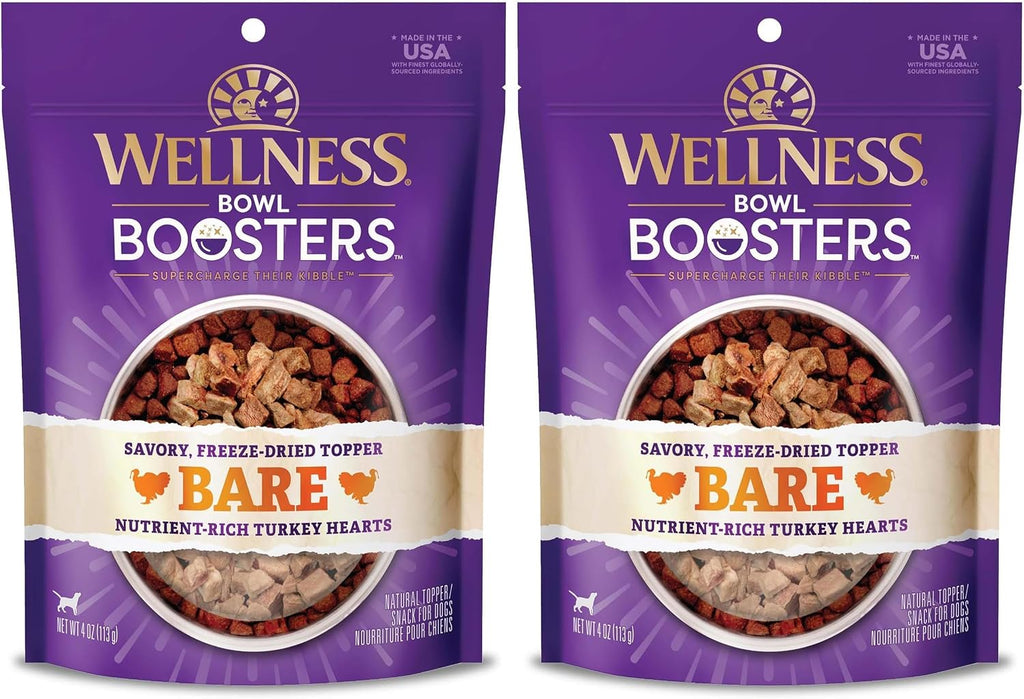Wellness Bowl Boosters Bare Freeze Dried Dog Beef Food Topper for Small, Medium, and Large Breeds, Grain Free, Natural, 4 oz Bag - Image 11